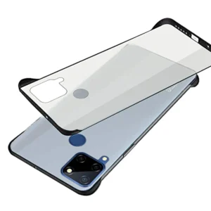 Realme C15/C12 Frameless Matte Transparent Back Cover without ring